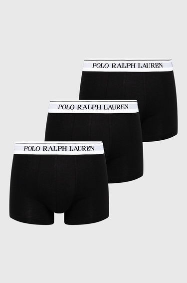 Boxare Polo by Ralph Lauren 3Pack Classic Trunk Svart | 714830299008, 2