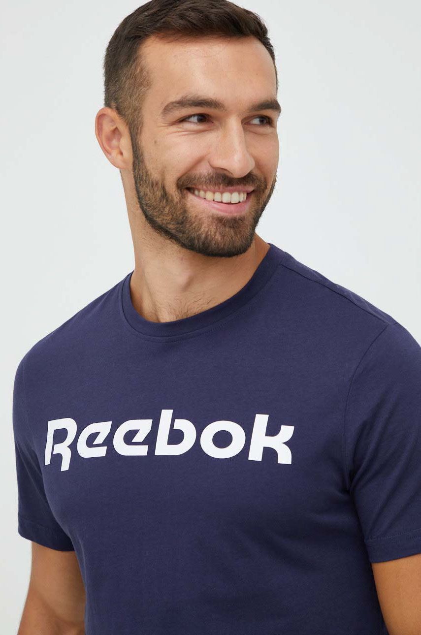 T-shirt Reebok Linear Read Tee Mörkblå | GN5378, 0