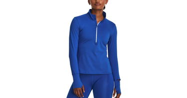 Sweatshirt Under Armour Qualifier Run ½ Zip Pullover Blå | 1379349-400, 1