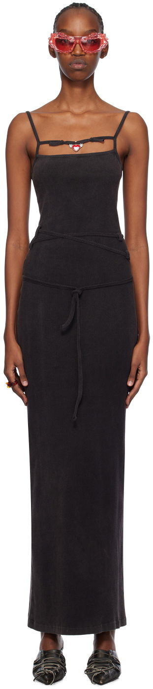 Klä Ottolinger Ottolinger Cutout Maxi Dress Svart | 407901, 0