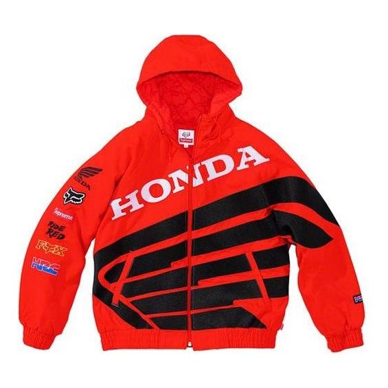Vindjacka Supreme Racing Puffy Zip Up Jacket Röd | SUP-FW19-596