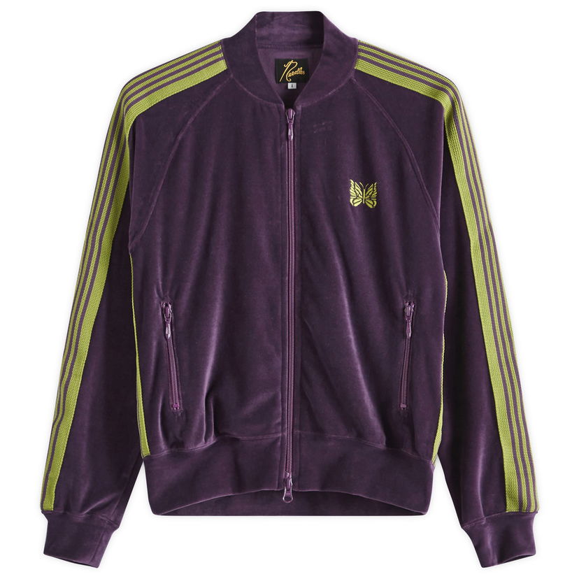 Träningsoverall Needles Needles Women's Rib Collar Track Jacket, Size Large Purpur | QV319-A