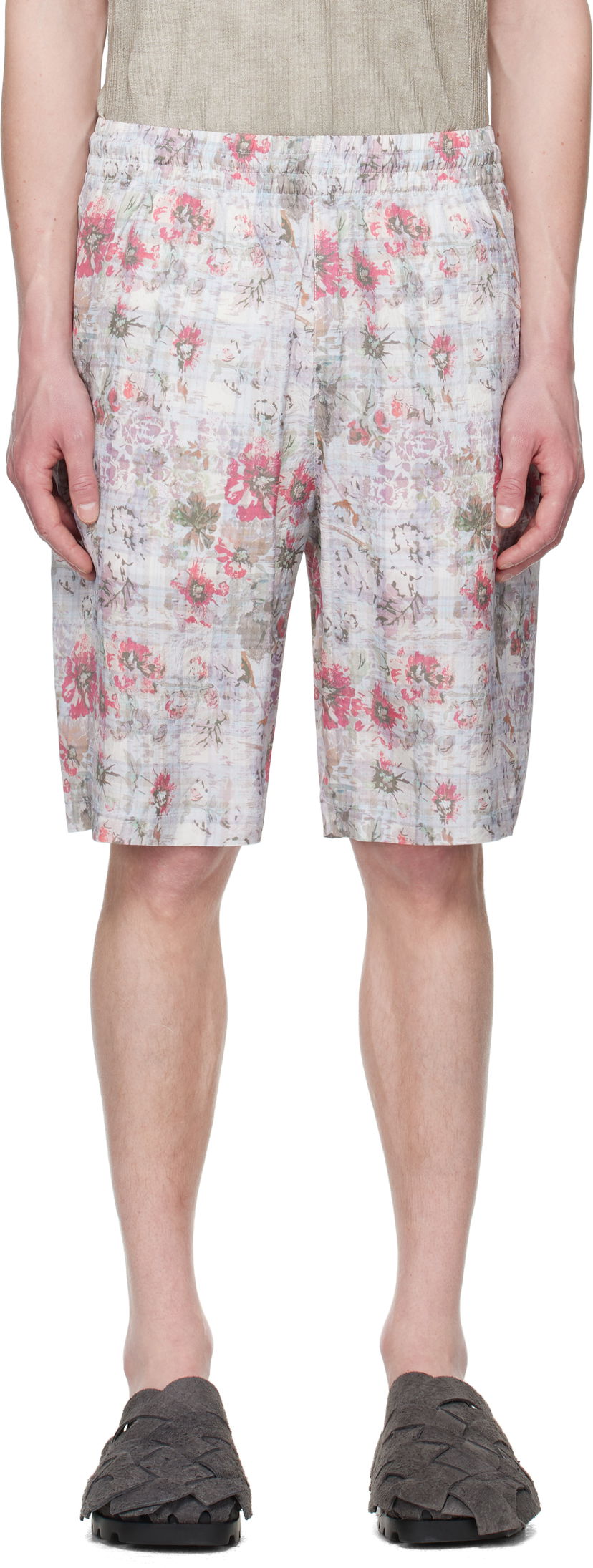 Shorts Diesel P-Leys Floral-Print Shorts Flerfärgad | A16697-0AKBE-89R