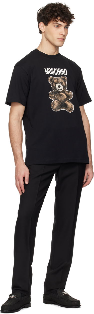 T-shirt Moschino Moschino Teddy Bear T-Shirt Svart | 251ZZV071002411555, 3