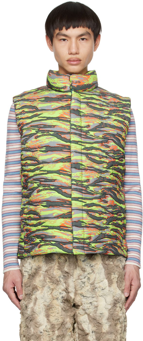 Väst ERL Camo Down Vest Grön | ERL06J007