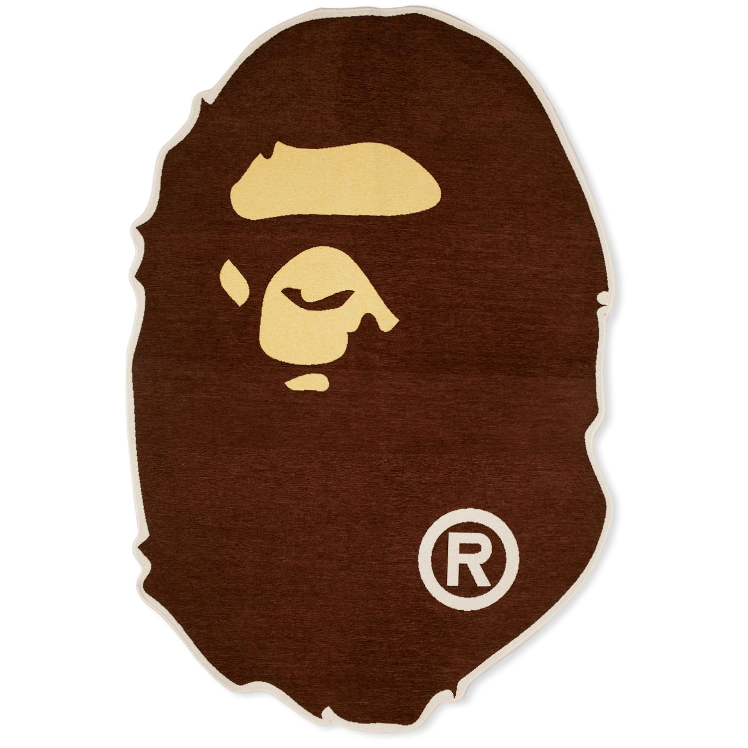 Heminredning BAPE A Bathing Ape Ape Head Rug Brun | 001HOJ801012M-BRN, 0