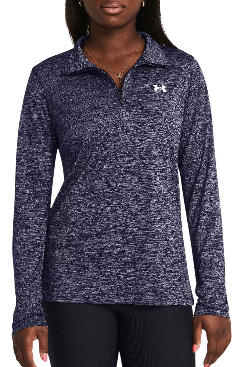 Sweatshirt Under Armour Tech 1/2 Zip Sweatshirt Mörkblå | 1384225-410