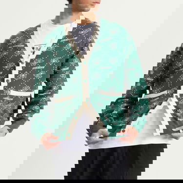 Sweater BBC IceCream Monogram Knit Cardigan, Size Large Grön | IC25333-GRN, 2