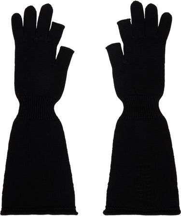 Handskar Rick Owens Rick Owens Sphinx Long Fingerless Gloves Svart | RU02E1489 M, 1