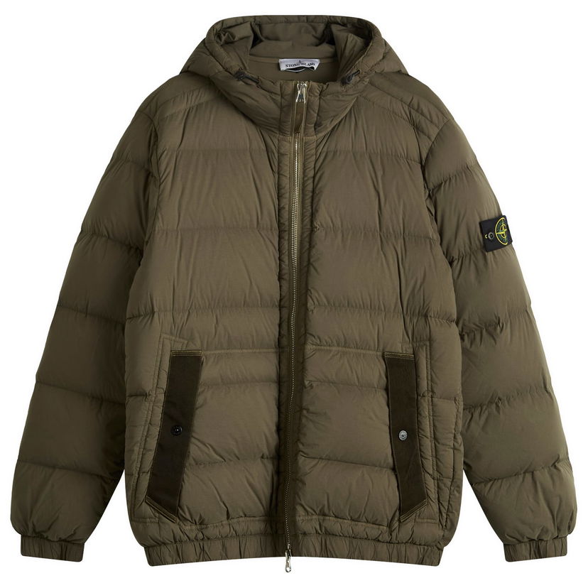 Pufferjacka Stone Island Seamless Tunnel Nylon Down-TC Jacket, Size Large Grön | K2S154100040-V0054