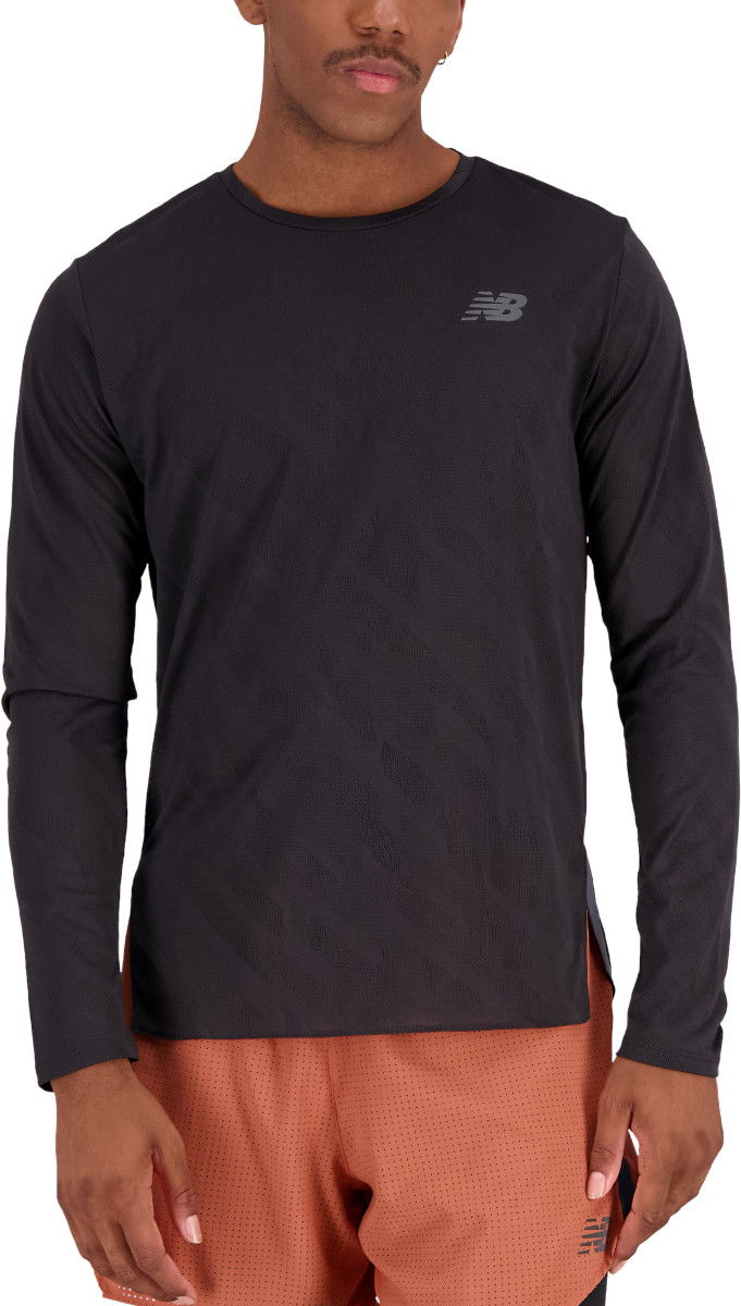 T-shirt New Balance Tee Q Speed Svart | mt31282-bk, 0