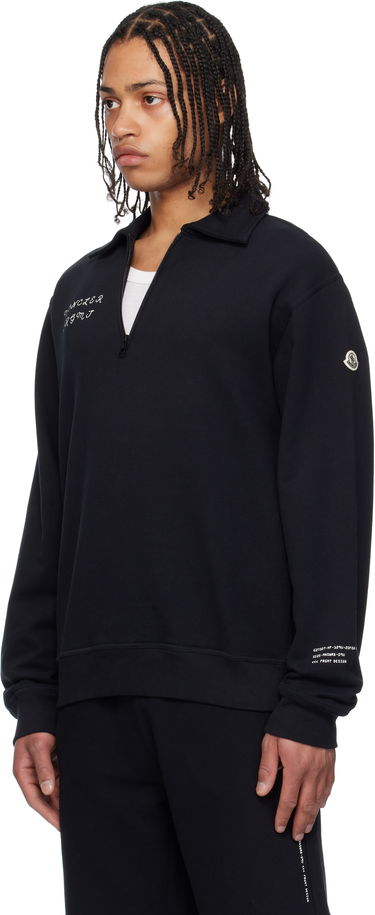 Sweatshirt Moncler Genius x FRGMT Hiroshi Fujiwara Cotton Zip-Up Sweatshirt Svart | K109U8G00004M5214, 3
