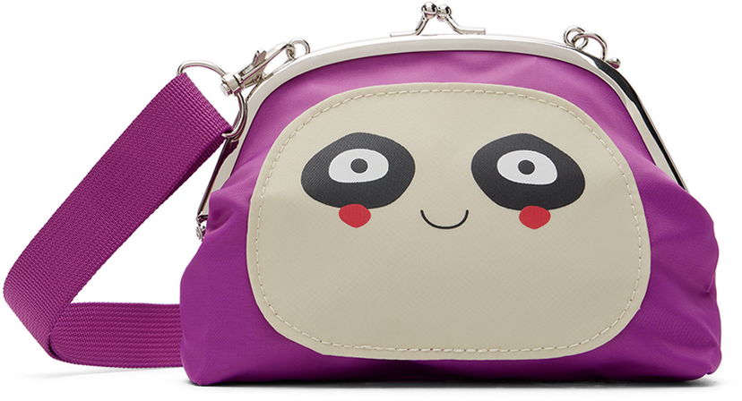 Plånbok Charles Jeffrey Loverboy Charles Jeffrey LOVERBOY Blim Kiss-Lock Frame Bag Purpur | CJLSS23CBPEX