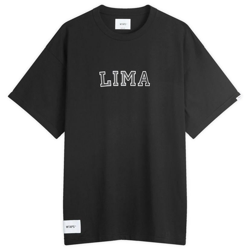 T-shirt WTAPS Phonetic Print T-Shirt Svart | 242ATDT-CSM05-BLK