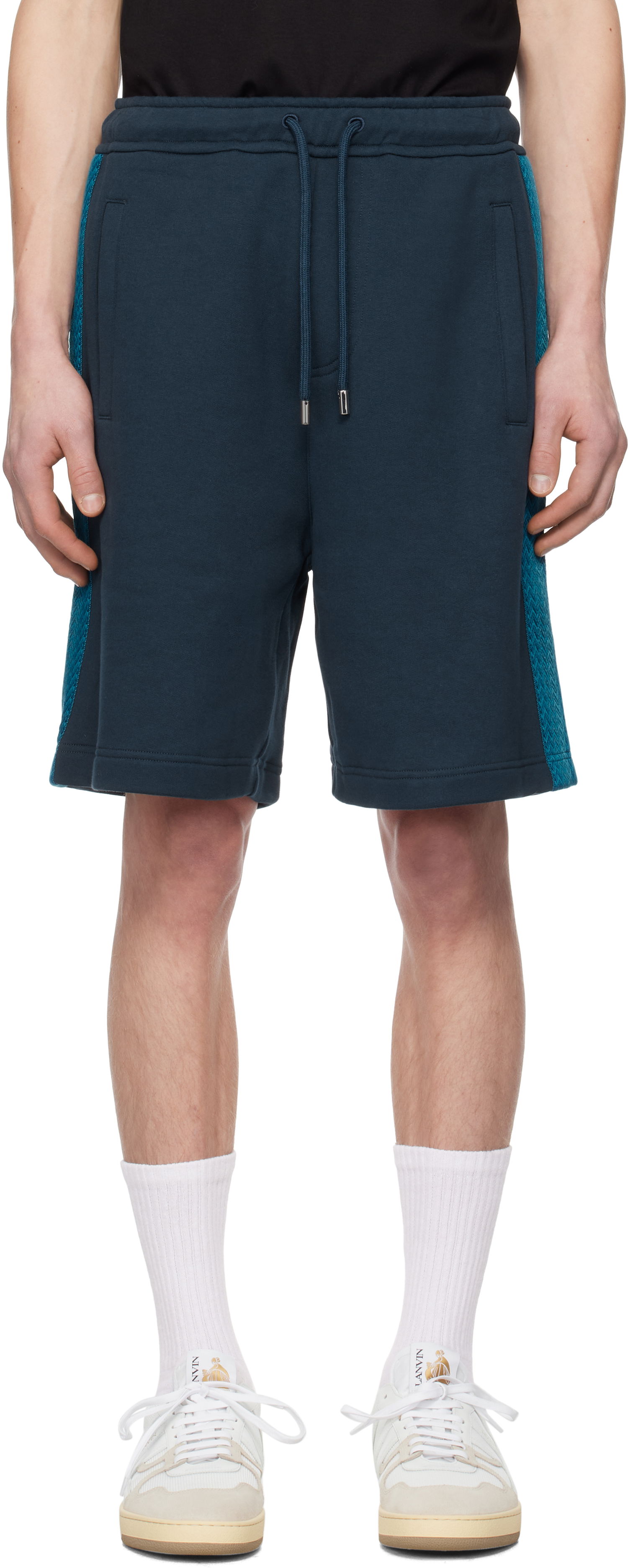 Shorts LANVIN Lanvin Curb Side Shorts Blå | RM-TR0064-J212-P25, 0