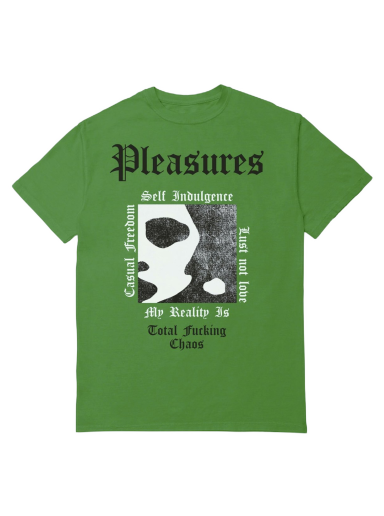 T-shirt Pleasures Reality Tee Grön | P22W062-GREEN