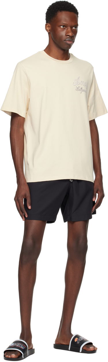 T-shirt AMIRI Amiri Hollywood T-Shirt Beige | AMJYTE1265, 3