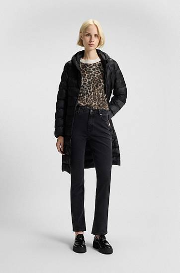 Sweater BOSS Leopard Jacquard Loose-Fit Knitted Sweater Flerfärgad | 50548255, 1