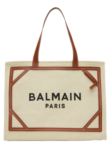 Tygpåse Balmain B-Army 42 Tote Bag Beige | CN1FF810TDCS