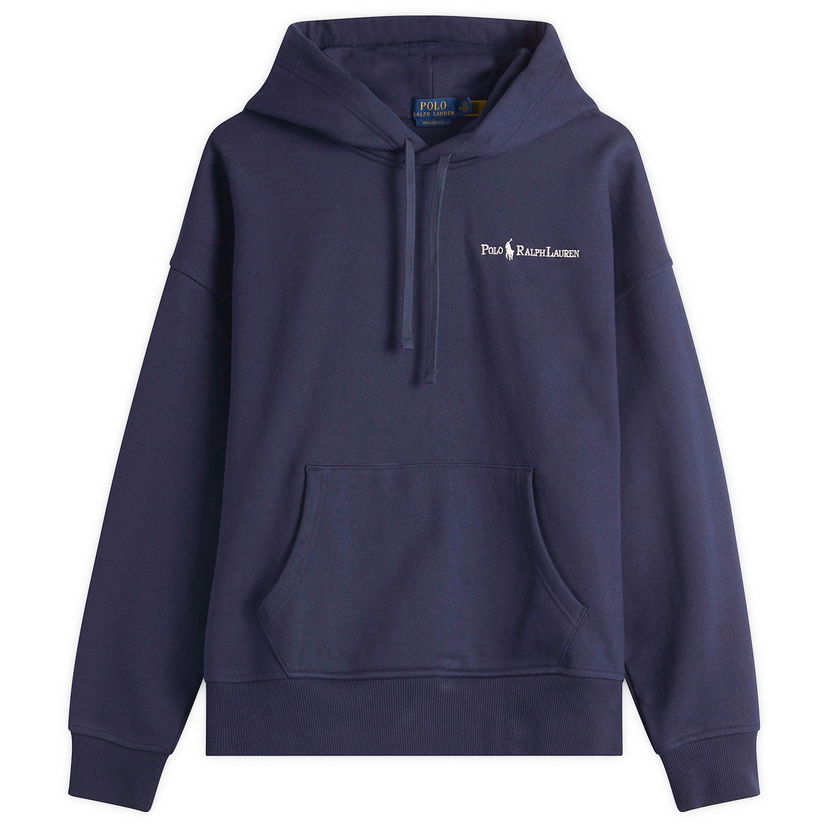 Sweatshirt Polo by Ralph Lauren Ralph Lauren Embroidered Logo Relaxed Fit Hoodie Mörkblå | 710961135003