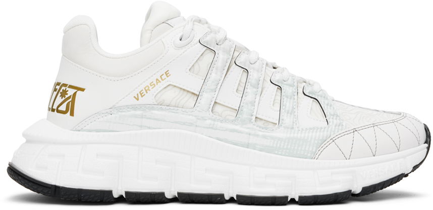 Sneakers och skor Versace Trigreca Sneakers "White & Gold" Vit | DSU8094 D18TCG, 0