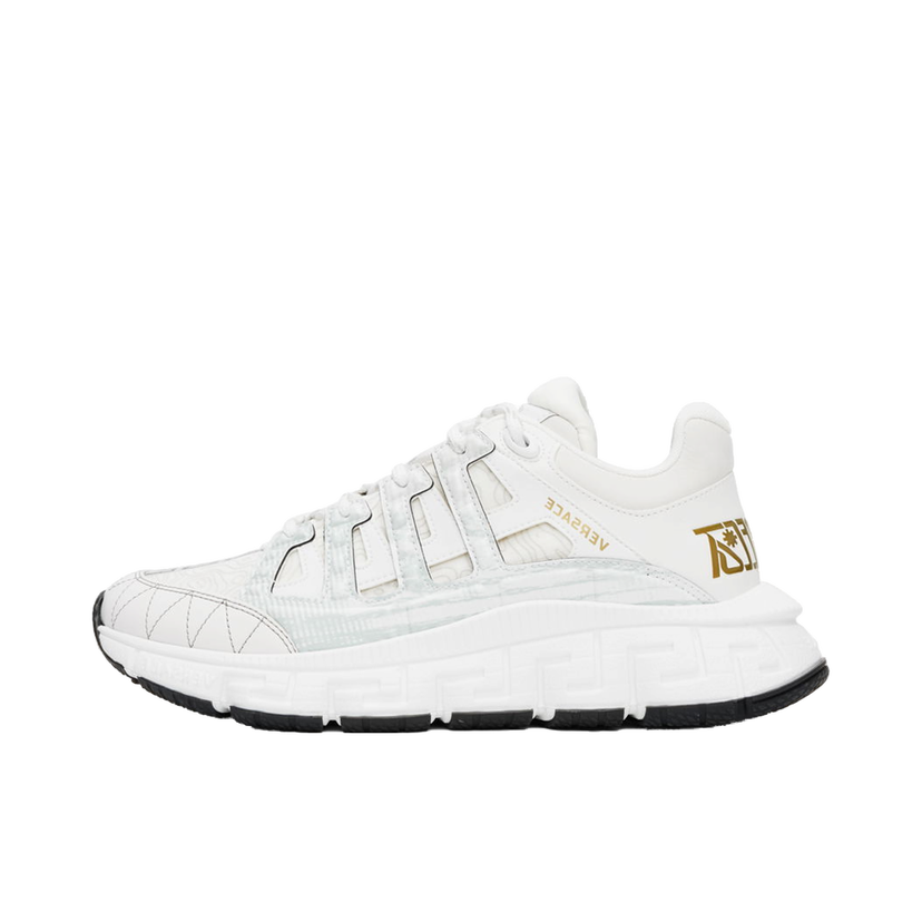 Sneakers och skor Versace Trigreca Sneakers "White & Gold" Vit | DSU8094 D18TCG