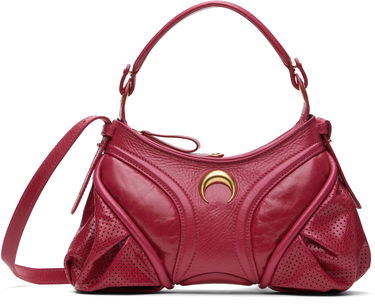 Handväska Marine Serre Marine Serre Futura Mini Leather Bag Rosa | WBA006A RLEA0023, 0