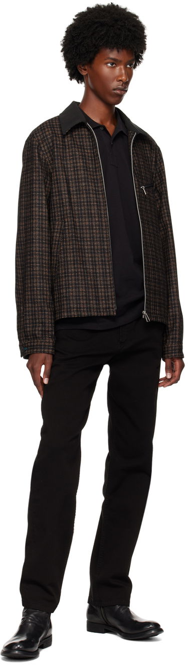 Jacka Paul Smith PS Paul Smith Check Zip Jacket Brun | M2R-022Z-N22095-79, 3