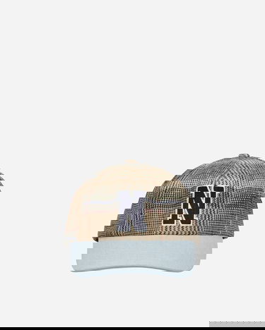 Keps Noah Plaid Crown 5-Panel Cap Tan Grön | H120SS24 TPD, 1