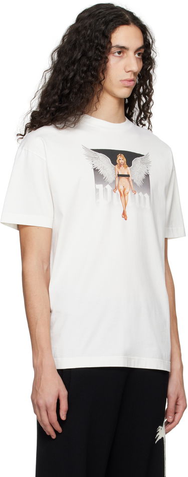 T-shirt Palm Angels Palm Angels Pin Up Graphic T-Shirt Vit | PMAA001S25JER00A0310, 1