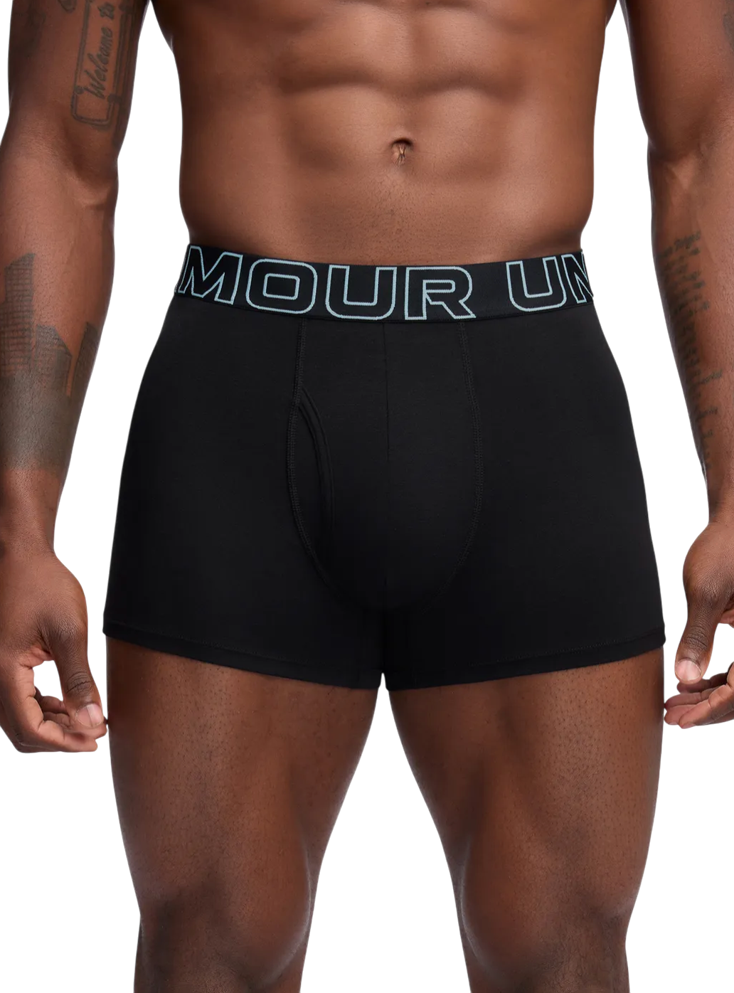 Boxare Under Armour Under Armour Performance Cotton Boxer Briefs 3-Pack Svart | 1383891-003, 1