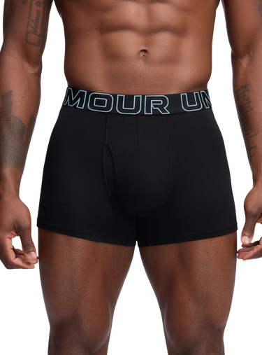 Boxare Under Armour Under Armour Performance Cotton Boxer Briefs 3-Pack Svart | 1383891-003, 1