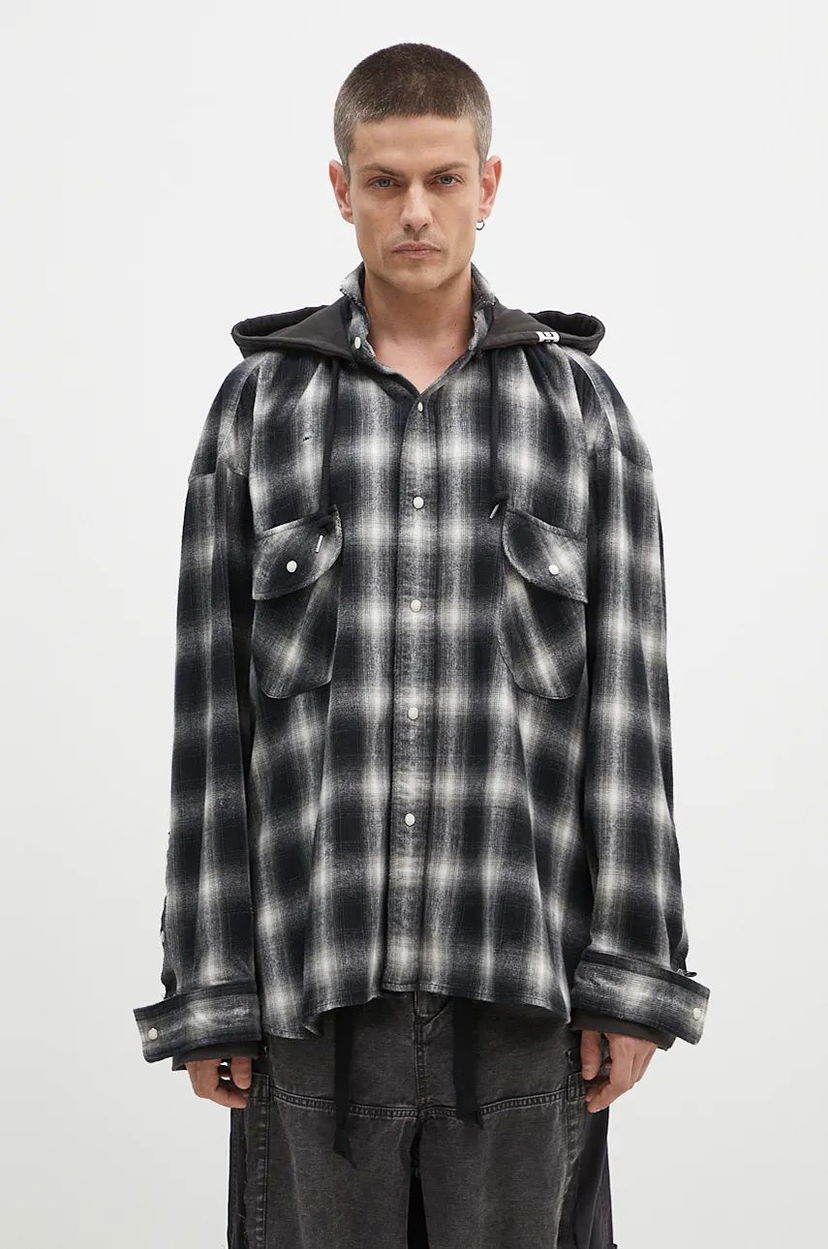 Sweatshirt Maison MIHARA YASUHIRO Relaxed Fit Sweat Hoodie Svart | J13SH182