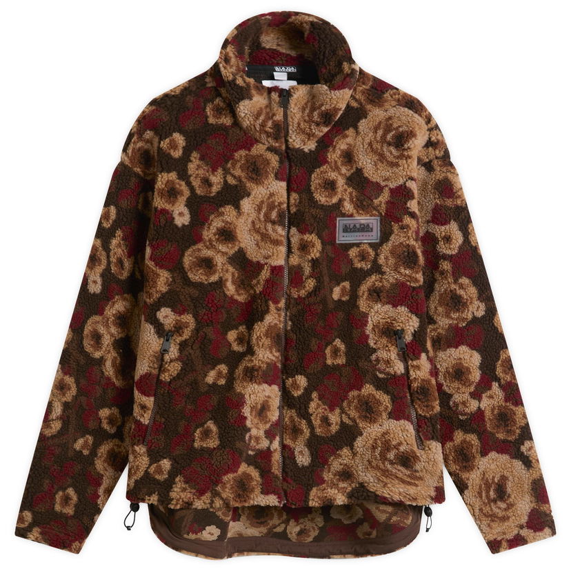 Jacka Napapijri Martine Rose Jacquard Fleece Jacket Flerfärgad | NP0A4FPL-FUA