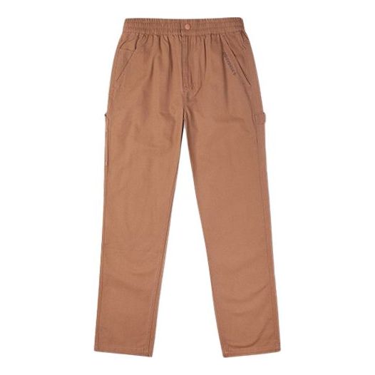 Cargo byxor Converse Logo Straight Casual Pants Brun | 10020002-A04