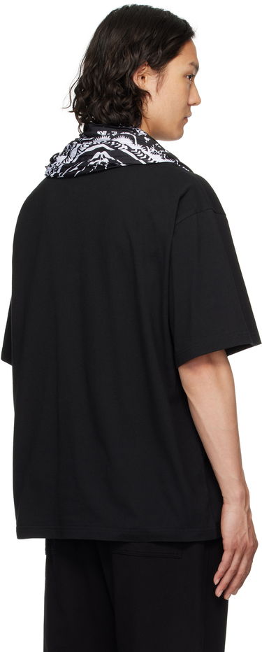 T-shirt We11done We11done Wrinkled Muffler T-Shirt Svart | WD-TT1-25-732-U-BK, 2