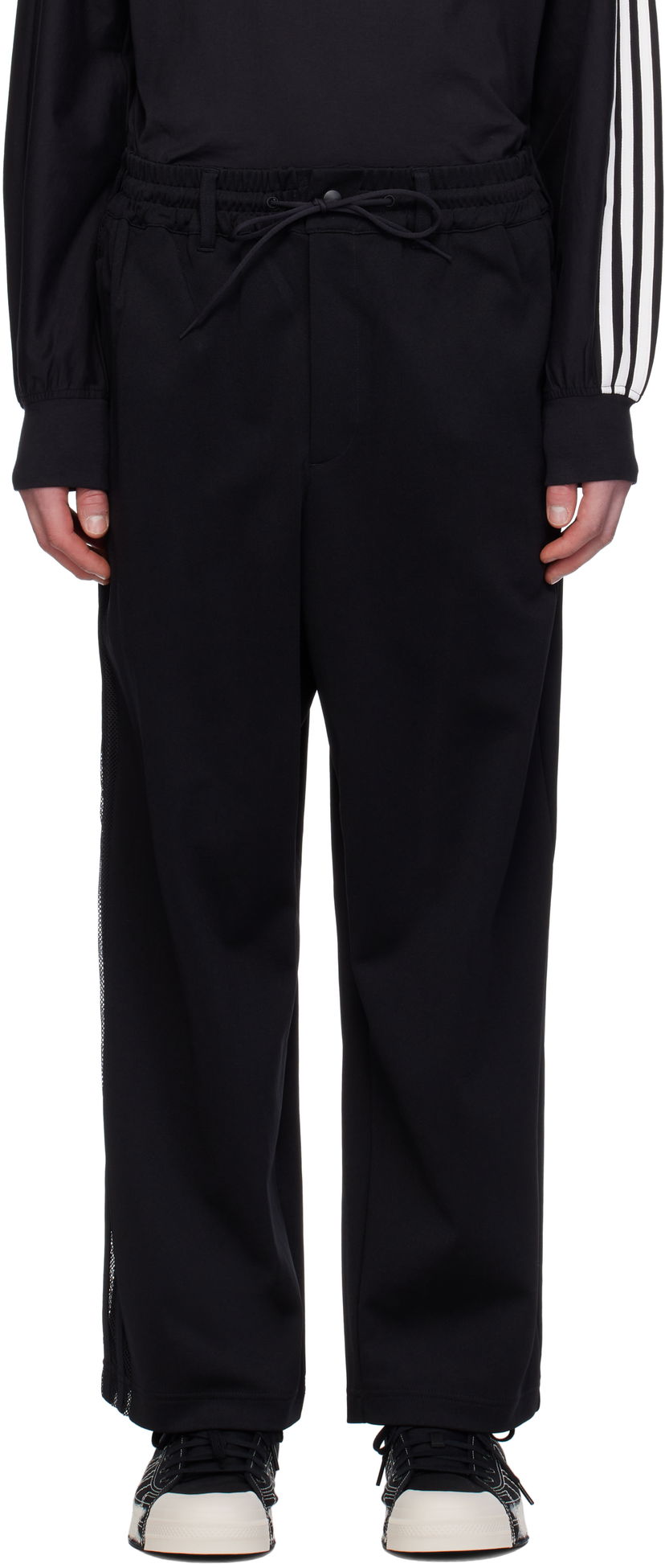 Träningsbyxor Y-3 Y-3 Mesh TP Sweatpants Svart | JL8311