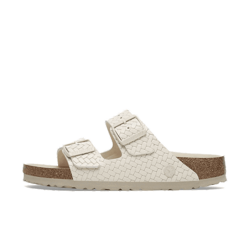 Tillbehör Birkenstock Birkenstock Arizona Lena Woven Emboss Slides Vit | 1029152