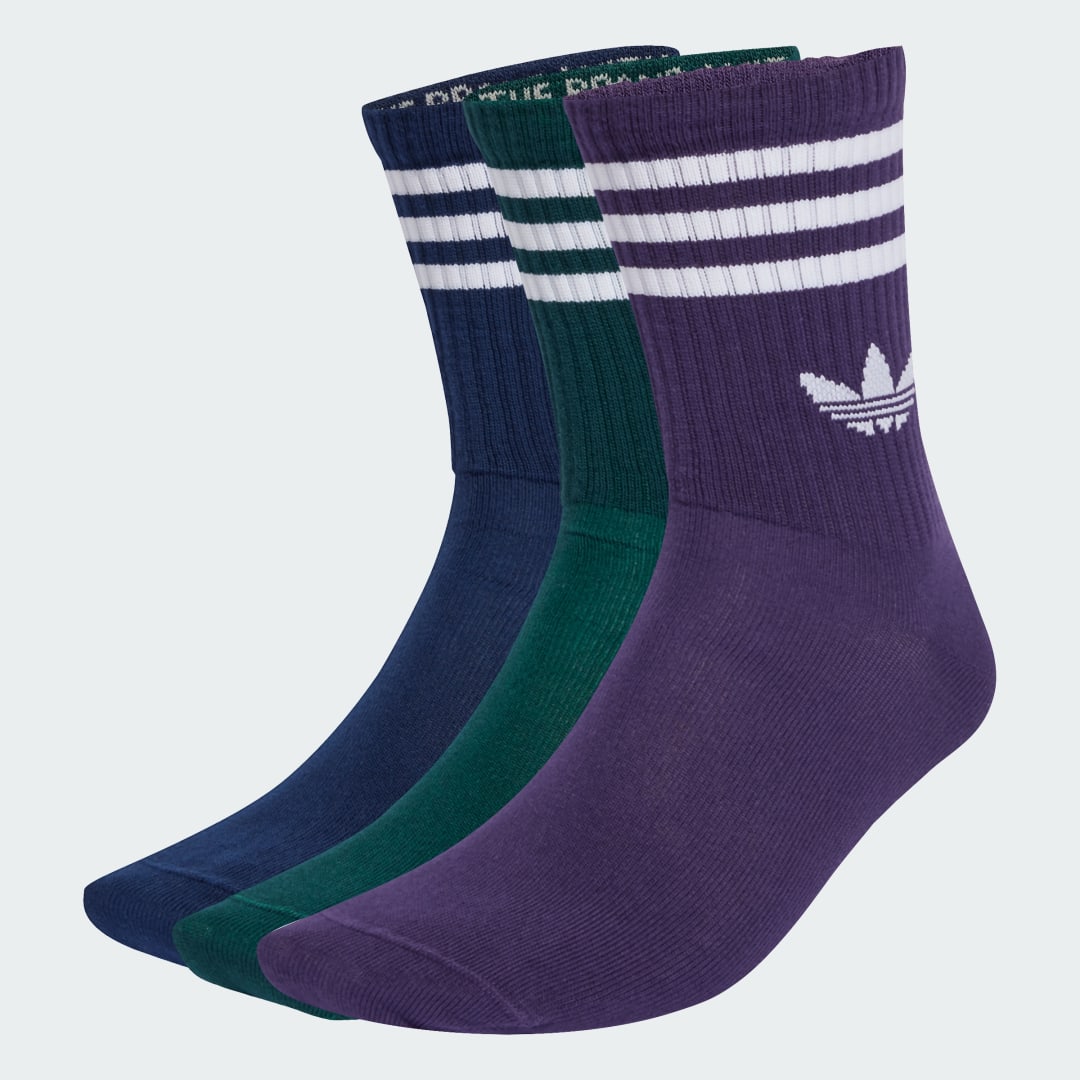 Strumpor adidas Performance 3-Stripes Crew Socks - 3 Pairs Flerfärgad | JZ4943, 0