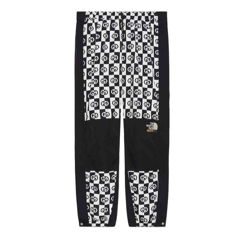 Byxor Gucci The North Face x Pant Ivory/Black Checkered Svart | ‎663766 ZAHTK 9207