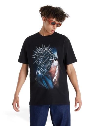 T-shirt Urban Classics Thorned Mask Oversize T-Shirt Svart | MT1974 Black