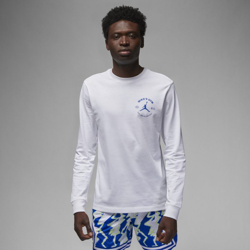 T-shirt Jordan Sport Breakfast Club Long-Sleeve T-Shirt Vit | DV1472-100, 0