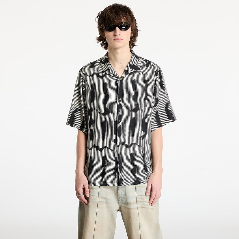 Skjorta MISBHV Sprayed Viscose Shirt Svart | 250M131