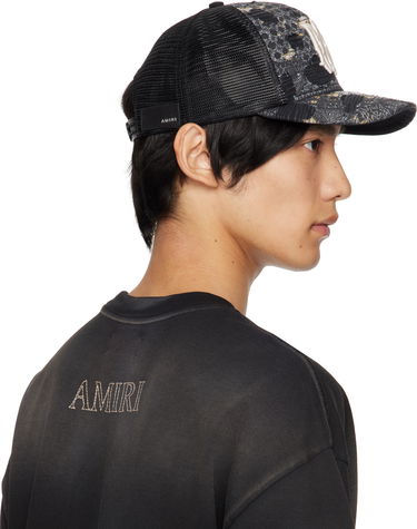Keps AMIRI AMIRI Bandana Repair Trucker Cap Svart | AMHATR1028, 2