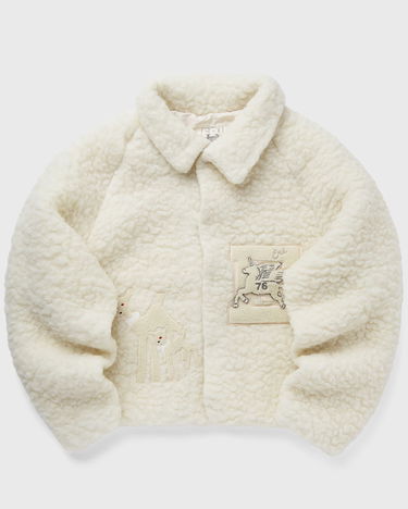 Bomberjacka ERL Fleece Bomber Jacket Vit | ERL09J001, 0