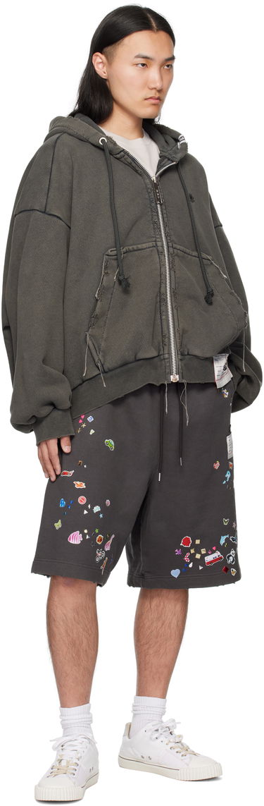 Shorts Maison MIHARA YASUHIRO MIHARA YASUHIRO Sticker Graphic Shorts Grå | A14SP553, 3