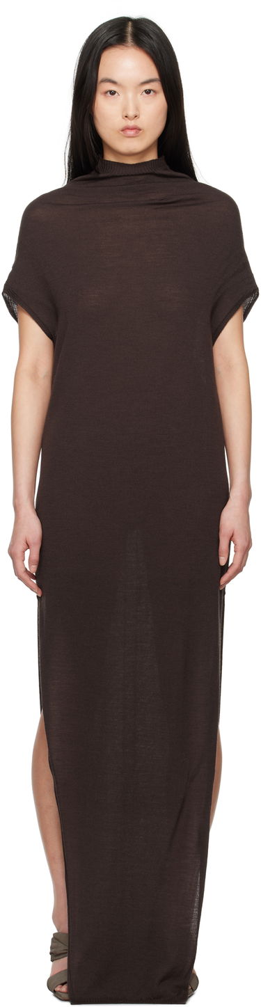 Klä Rick Owens Rick Owens Hollywood SL Crater Maxi Dress Brun | RP01E7602 M, 0