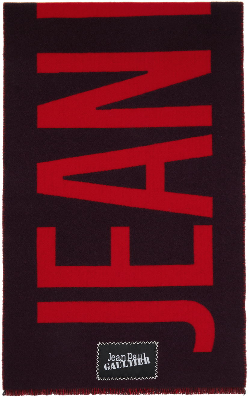 Halsduk Jean Paul Gaultier 'The ' Scarf Svart | 24/30-U-EC035P-C549-2830