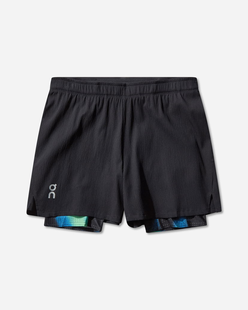 Shorts On Running Pace 2-in-1 Textured Running Shorts Svart | 1MF10813398 002