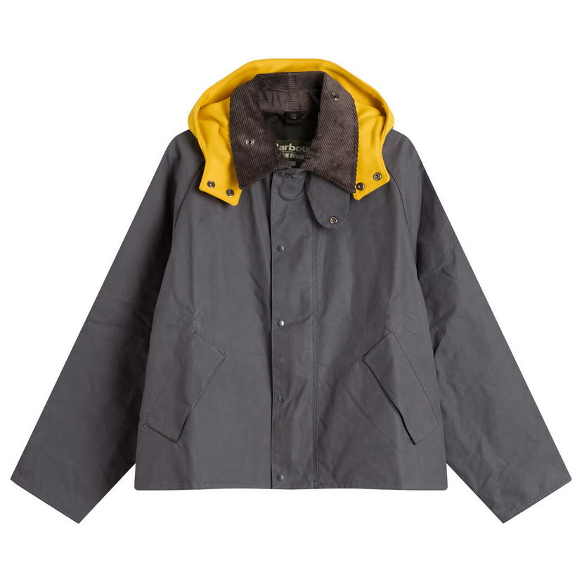 Jacka Barbour Kaptain Sunshine Short Cruiser Jacket Grå | MCA1070GY71